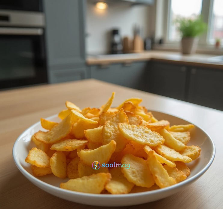 طرز تهیه چیپس خانگی در منزل