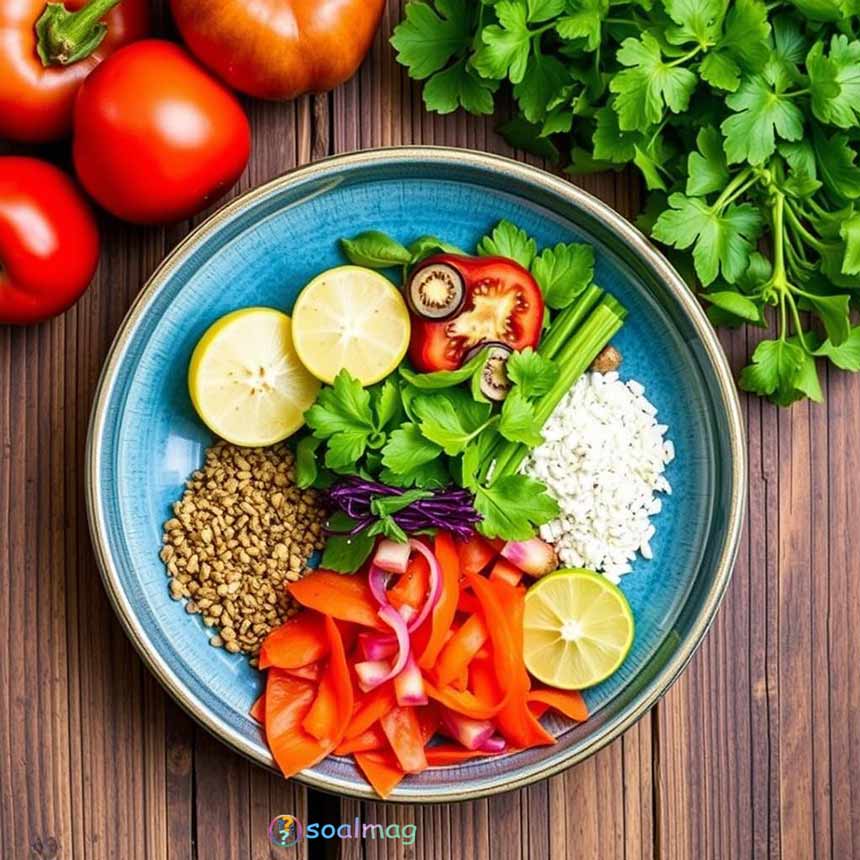 اصلاح رژیم غذایی برای لاغری بدون ورزش در خانه