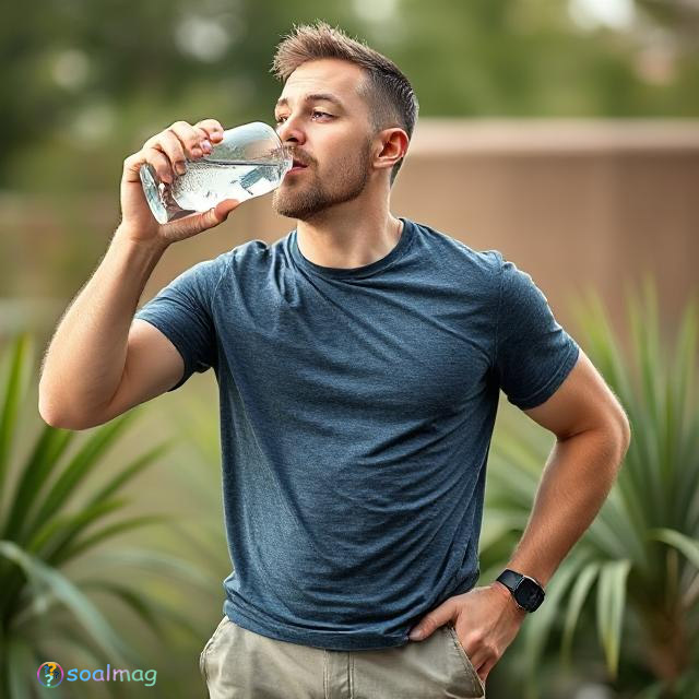 مصرف آب کافی در طول روز برای درمان لاغری بدون ورزش