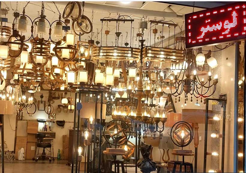 مرکز فروش لوستر خیابان شریعتی تهران