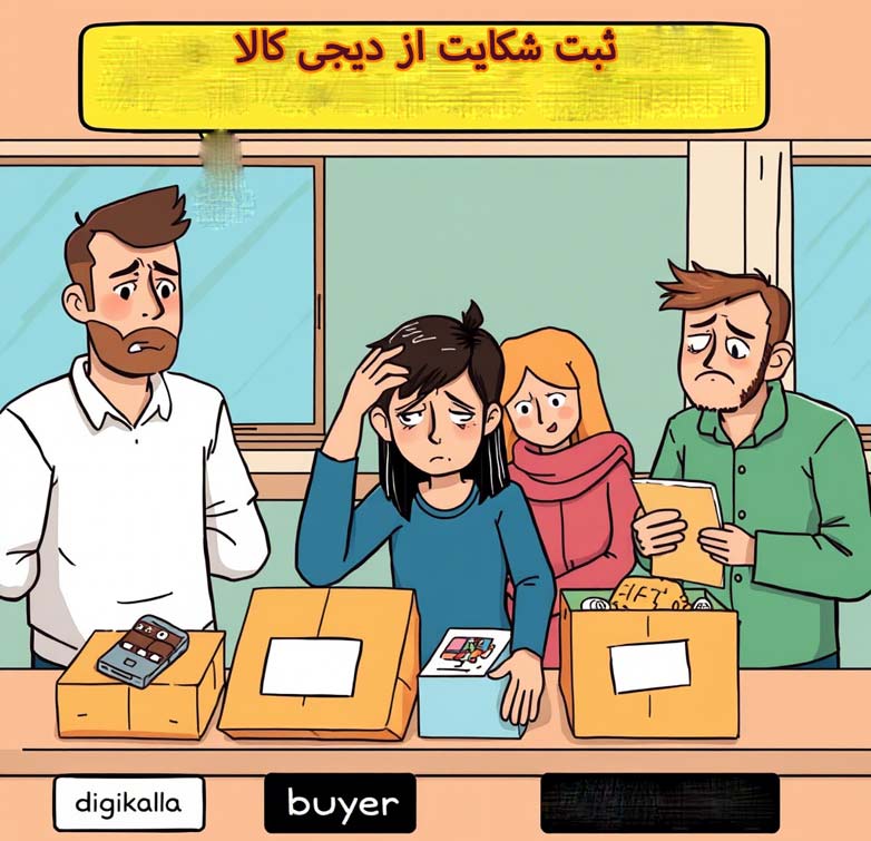 روشهای ثبت شکایت از دیجیکالا (قدمبهقدم)