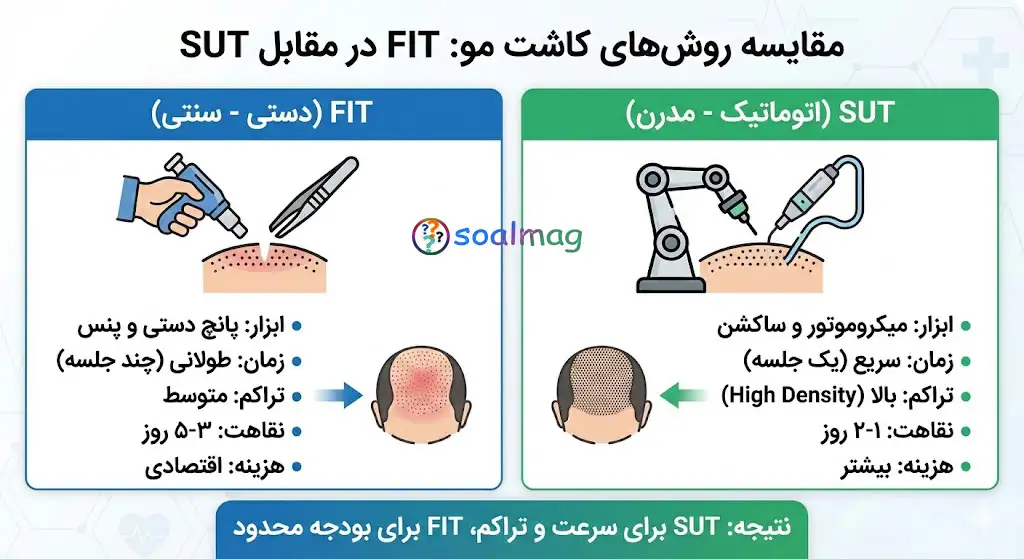 مقایسه جامع: تفاوت FIT و SUT در یک نگاه