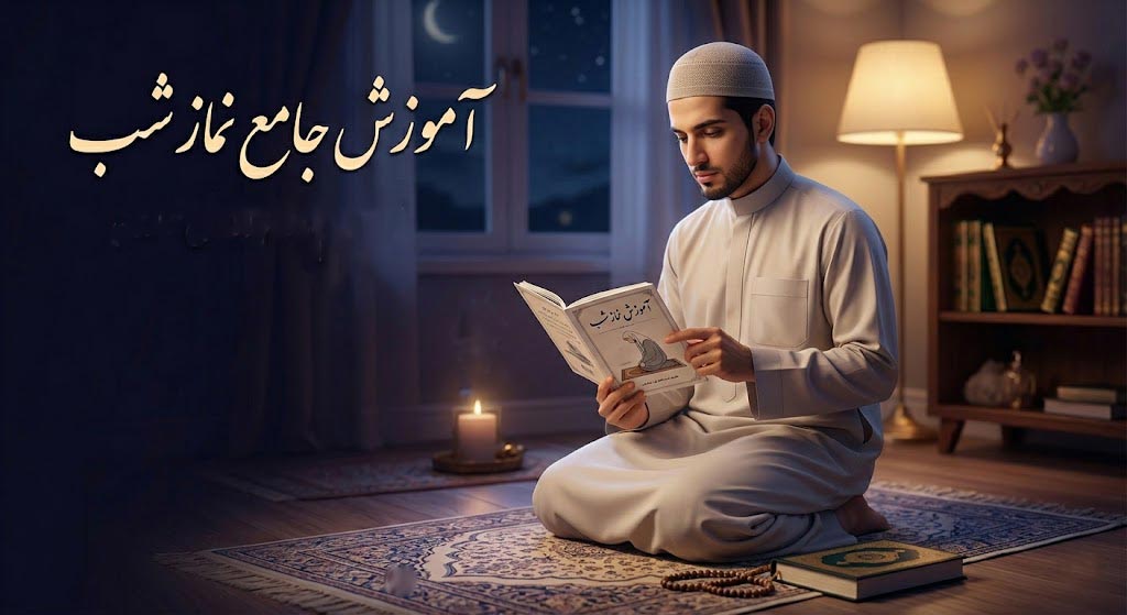 طریقه خواندن نماز شب به روش ساده و کوتاه