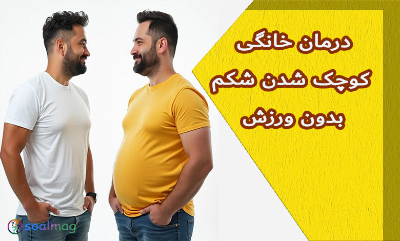 درمان خانگی کوچک شدن شکم بدون ورزش