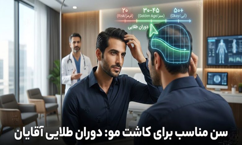 بهترین سن برای کاشت مو چه زمانی است؟ (بررسی محدودیتهای سنی)